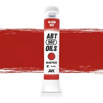 Олійна фарба Теплий Червоний (Warm Red) AK-Interactive AKABT025 AKABT025 фото