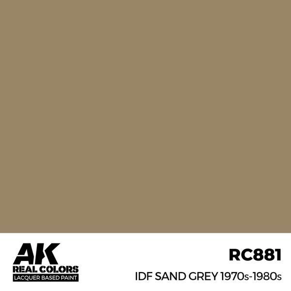 Акрилова фарба Піщано-Сірий IDF 1970-1980-х (IDF Sand Grey 1970S-1980S) AK-Interactive RC881 RC881 фото