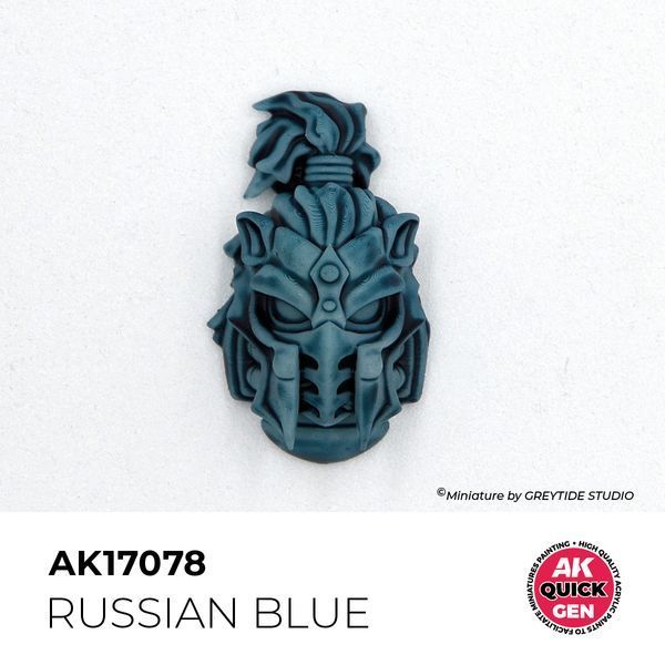 Акрилова фарба BLUE/блакитний (військовий) QUICK GEN COLOR AK-interactive AK 17078 AK17078 фото