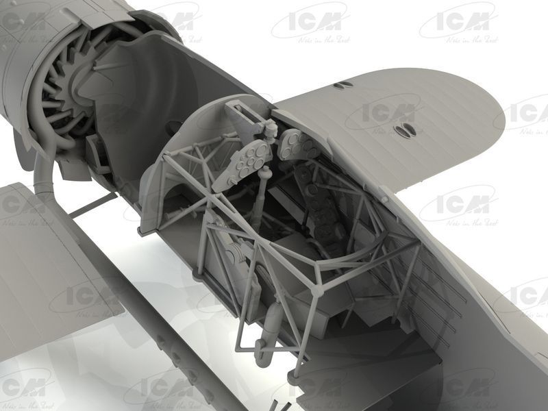 Сборная модель ICM 1/32 CR. 42 LW, Штурмовой самолет ВВС Германии II СВ 32021 ICM32021 фото