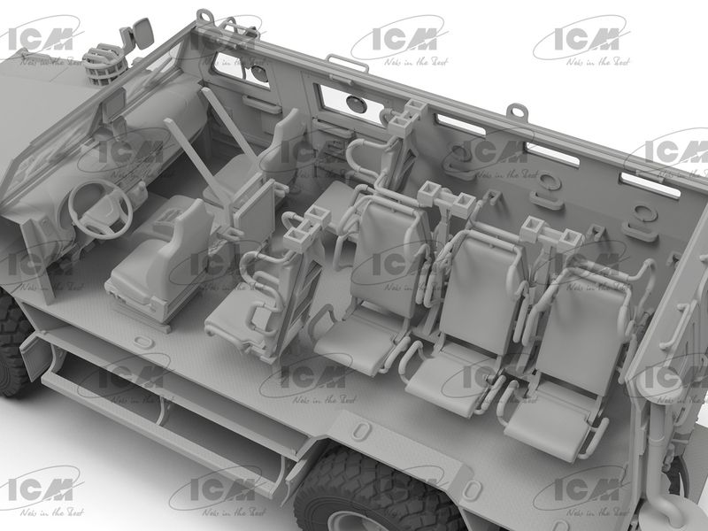 Збірна модель ICM 1/35 "Козак-2", український бронеавтомобіль MRAP-класу (35014) ICM35014 фото