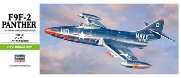 Збірна модель 1/72 американський винищувач F9F-2 Panther Hasegawa 00242 HS00242 фото