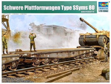 Німецька платформа 1/35 SSyms 80 Trumpeter 00221 , збірна модель платформа Трумпетер TR00221 фото