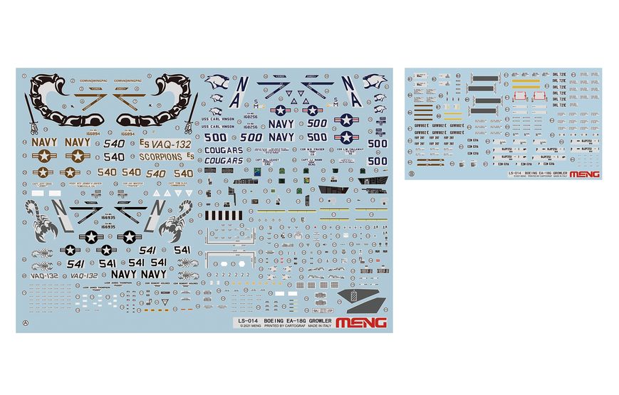 Сборная модель1/48 Реактивный самолет Boeing EA-18G Growler Менг LS-014 LS-014 фото