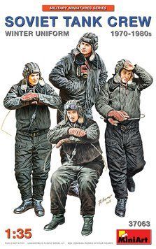 Советский танковый экипаж 1/35 1970-80х Зима (Soviet Tank Crew Winter Uniform) MiniArt 37063 , Миниарт MA37063 фото