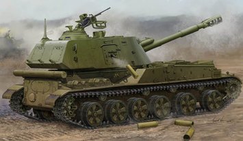 Збірна модель 1/35 САУ 2С3 Акація 152 мм пізнього типу Трумпетер 05567 TR05567 фото