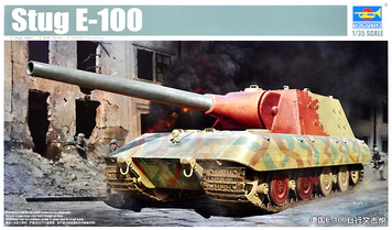 Німецька важка гаубиця 1/35 Stug E-100 Trumpeter 09542 , збірна модель штуг е-100 Трумпетер TR09542 фото