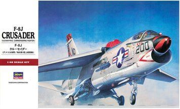 Збірна модель 1/48 американський винищувач F-8J Crusader Hasegawa 07226 HS07226 фото
