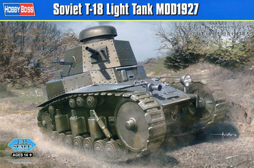 Радянський легкий танк 1/35 Т-18 мод. 1927 HobbyBoss 83873 , збірна модель танку Хобібос HB83873 фото