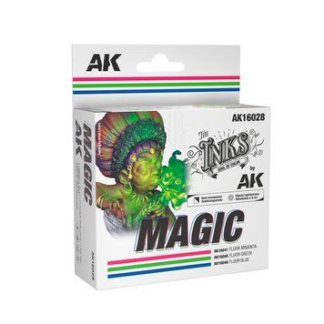 Набір акрилових фарб Магічні Кольори (Magic Colors Set The Inks) AK-Interactive AK16028 AK16028 фото