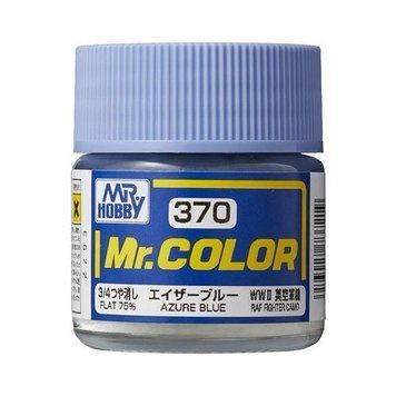 Акрилова фарба Mr.Color Лазурова блакитна (Azure Blue) Mr.Hobby C370 C370 фото