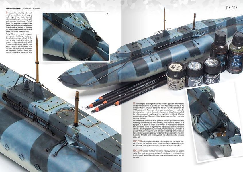 Книга Worn Art Collection Выпуск 04 - Камуфляж (Camouflage) AK-Interactive AK4906 AK4906 фото