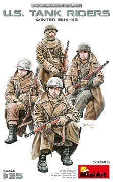 Американський танковий десант 1/35 Зима 1944-1945 MiniArt 53045 , збірна модель піхота Мініарт MA53045 фото