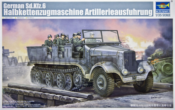Немецкий полугусеничный тягач 1/35 Sd.Kfz.6 Artillerieausf&uuml;hrung Trumpeter 05531 , сборная модель тягач TR05531 фото