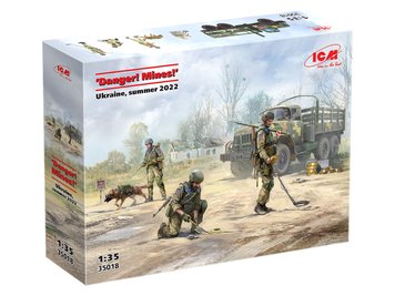 Збірна модель ICM 1/35 "Небезпечно! Міни!" Україна, літо 2022 (35018) ICM35018 фото