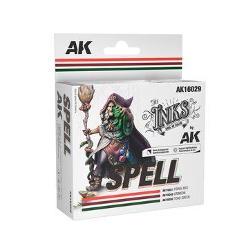 Набір акрилових фарб Заклинальні Кольори (Spell Colors Set The Inks) AK-Interactive AK16029 AK16029 фото