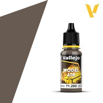 Акрилова фарба Коричнево-землистий США (US Earth Brown) VallejoAir VAL 71290 VAL 71290 фото
