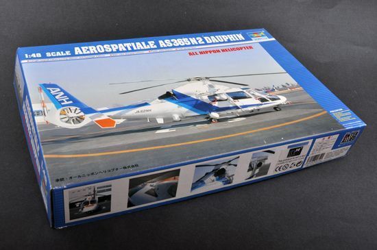 Французский поисково-спасательный вертолёт 1/48 Aerospatiale AS 365 N2 Dauphin 2 Trumpeter 02819 TR02819 фото