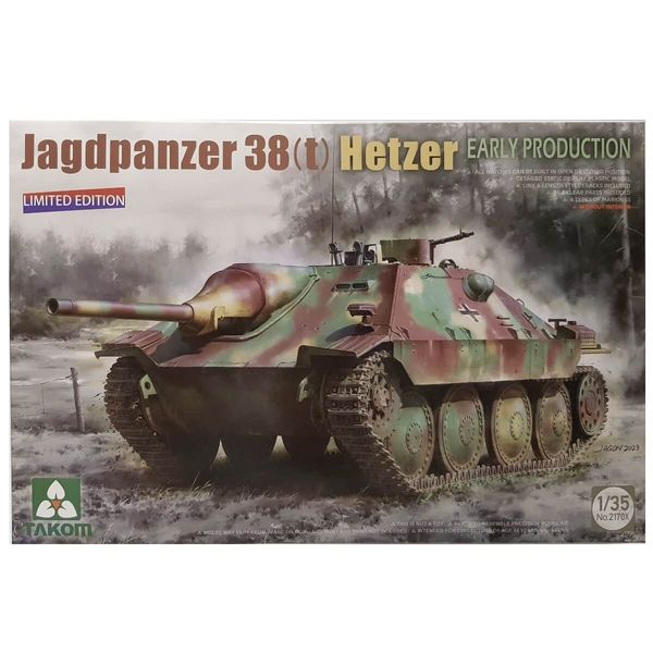 Сборная модель Танк 1/35 Jagdpanzer 38(t) «Хетцер» EARLY PRODUCTION (LIMITED EDITION) Таком 2170X 2170X фото