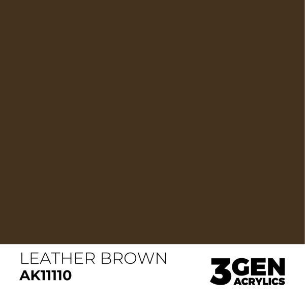 Акрилова фарба Шкіряний коричневий (Leather Brown) AK-interactive AK11110 AK11110 фото