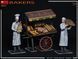 Вулична пекарня 1/35 Bakers MiniArt 38074 , збірна модель пекарі з лавкою Мініарт MA38074 фото 13