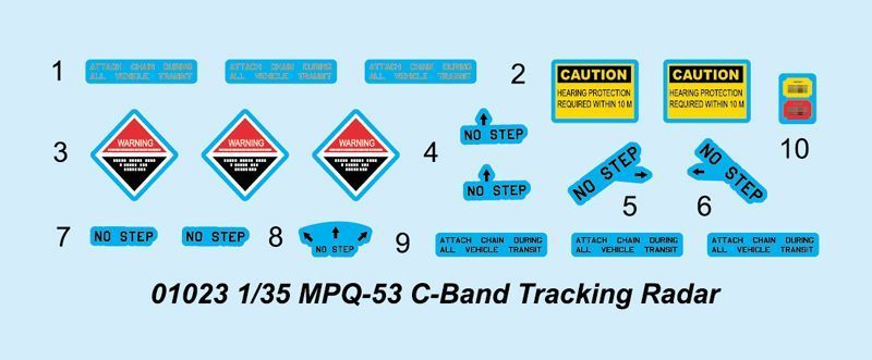 Американская радиолокационная станция 1/35 AN/MPQ-53 C-Band Tracking Radar (Patriot) Trumpeter 01023 TR01023 фото