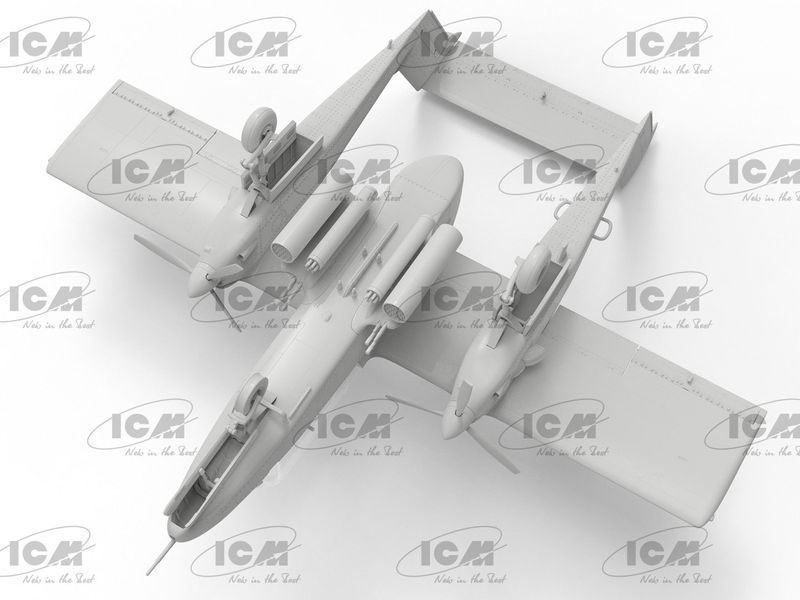 Збірна модель ICM 1/72 North American OV-10А Bronco, американський штурмовик (72185) ICM72185 фото