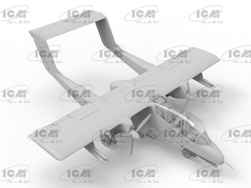 Збірна модель ICM 1/72 North American OV-10А Bronco, американський штурмовик (72185) ICM72185 фото
