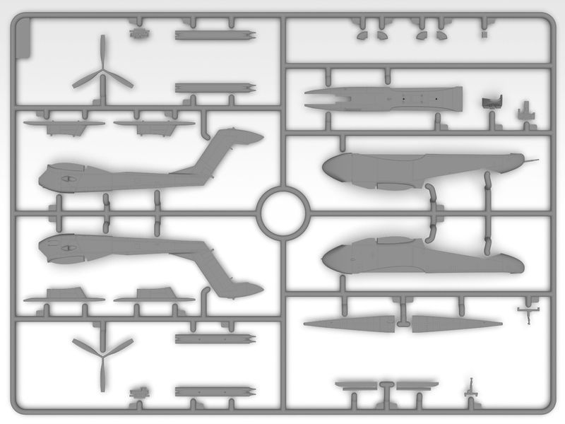 Збірна модель ICM 1/72 North American OV-10А Bronco, американський штурмовик (72185) ICM72185 фото