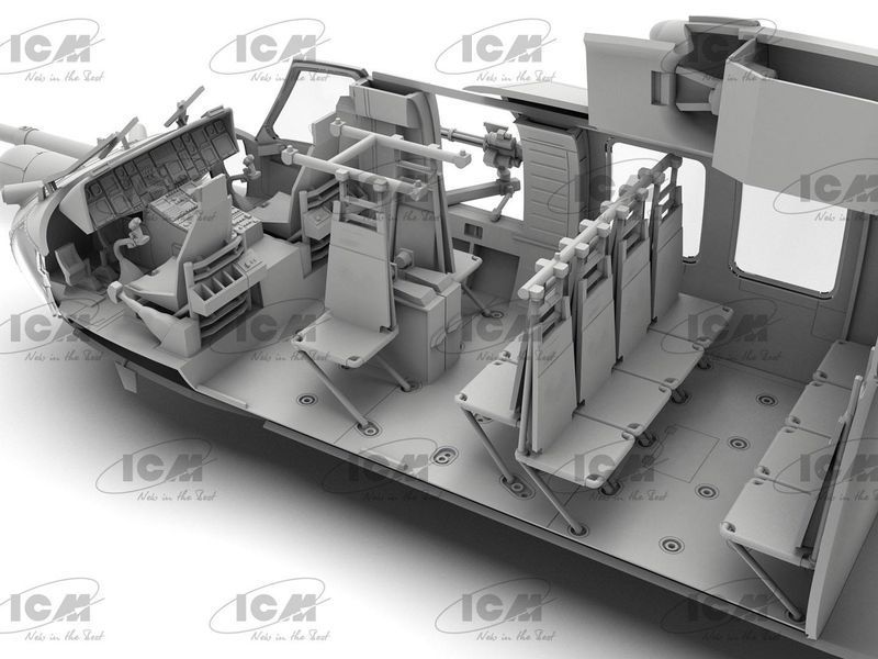 Сборная модель ICM 1/48 MH-60L Black Hawk, вертолет сил специальных операций США 48360 ICM48360 фото