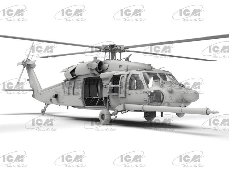 Сборная модель ICM 1/48 MH-60L Black Hawk, вертолет сил специальных операций США 48360 ICM48360 фото