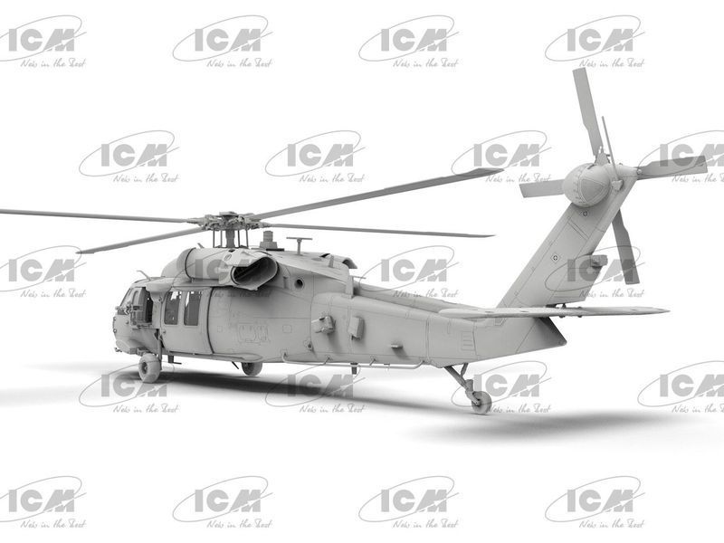 Сборная модель ICM 1/48 MH-60L Black Hawk, вертолет сил специальных операций США 48360 ICM48360 фото