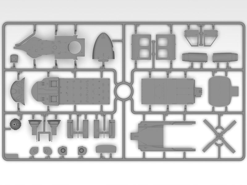 Сборная модель ICM 1/48 MH-60L Black Hawk, вертолет сил специальных операций США 48360 ICM48360 фото