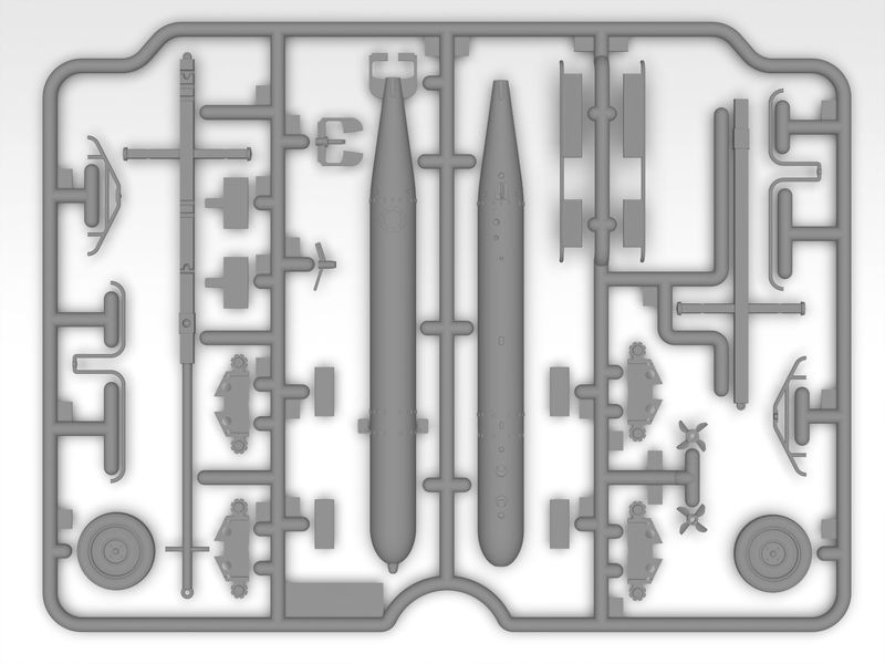 Збірна модель ICM 1/48 Німецький торпедний візок 2 Світової Війни (48404) ICM48404 фото