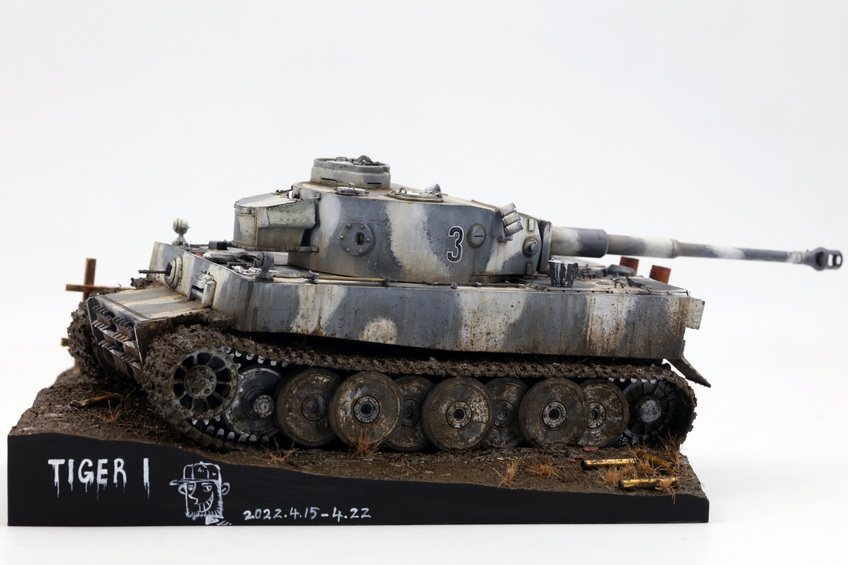 Німецький важкий танк 1/35 Tiger I Initial Border Model BT-014 , збірна модель танк Тигр Бордер BT-014 фото