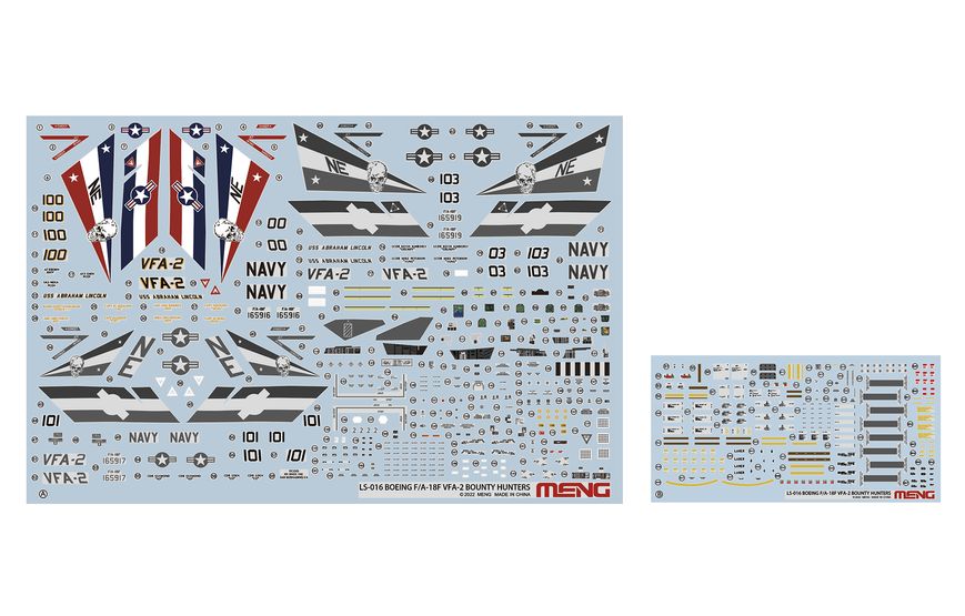 Збірна модель 1/48 літак Boeing F/A-18F Super Hornet Bounty Hunters Meng LS-016 LS-016 фото