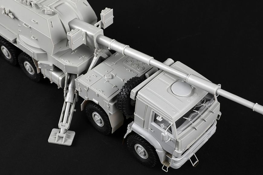 Современная самоходная гаубица 1/35 2С35-1 &laquo;Коалиция-СВ КШ&raquo; Trumpeter 01085 , сборная модель сау Трумпетер TR01085 фото