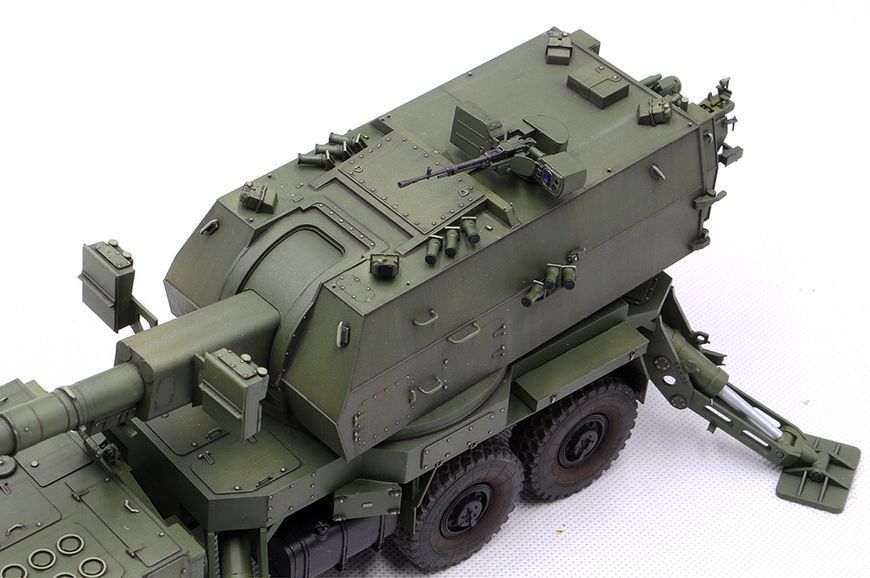 Современная самоходная гаубица 1/35 2С35-1 &laquo;Коалиция-СВ КШ&raquo; Trumpeter 01085 , сборная модель сау Трумпетер TR01085 фото