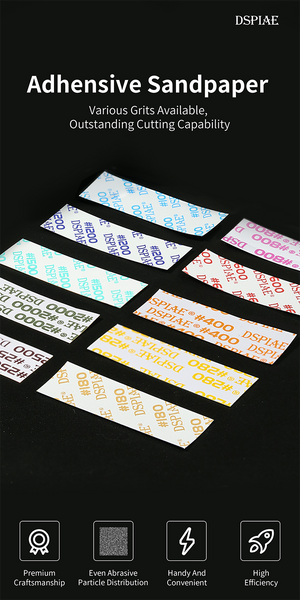 Самоклеящаяся шлифовальная бумага #400 (Die-Cutting Adhesive Sandpaper) Dspiae MSP-400 MSP-400 фото
