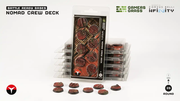 Декорована основа (Круг) - Кочівники (Infinity) (25 мм / 8 шт) GamersGrass GGB-NCDR25 GGB-NCDR25 фото
