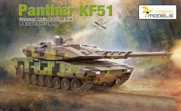 Немецкий танк 1/72 Пантера (Panther Kf51 German Main Battle Tank) Vespid VS720029, сборная модель танка VS720029 фото