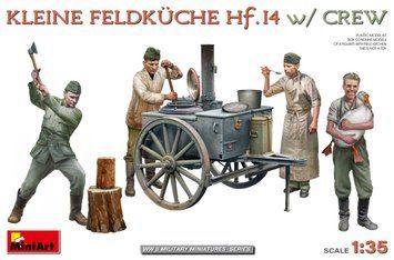 Немецкая полевая кухня 1/35 Kleine Feldk&uuml;che Hf.14 MiniArt 53011 , сборная модель Миниарт MA53011 фото