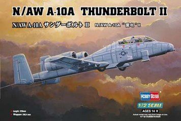 Збірна модель 1/72 американський штурмовик N/AW A-10A Thunderbolt II HobbyBoss HB80267 HB80267 фото