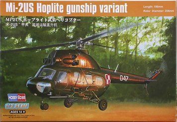 Сборная модель 1/72 советский многоцелевой вертолёт Mil Mi-2US Hoplite Gunship Variant HobbyBoss HB87242 HB87242 фото