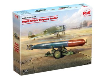 Сборная модель ICM 1/48 Британская торпедная тележка 2 Мировой Войны 48405 ICM48405 фото