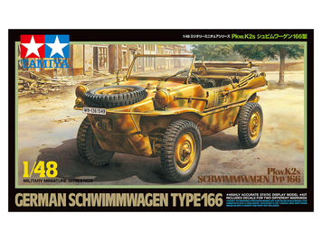 Німецький автомобіль-амфібія 1/48 Type 166 Pkw K2s Tamiya 32506 , збірна модель автомобіль Свімваген Тамія TAM32506 фото