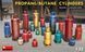 Газовые баллоны 1/35 (Propane/Butane Cylinders) MiniArt 35619 , сборная модель баллонов Миниарт MA35619 фото 1