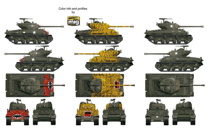 Американський середній танк 1/35 (M4A3 76W HVSS Sherman Korean War) Rye Field Model RM-5049 , збірна модель RM-5049 фото