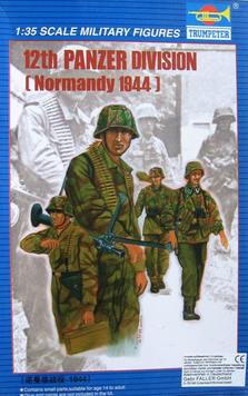 Німецька піхота 1/35 12th Panzer Division (Normandy 1944) Trumpeter 00401 , збірна модель піхота Трумпетер TR00401 фото