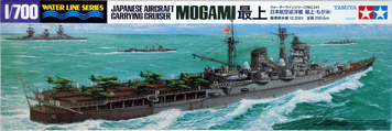 Японский крейсер-авианосец 1/700 Mogami Tamiya 31341 , сборная модель крейсер Могами Тамия TAM31341 фото